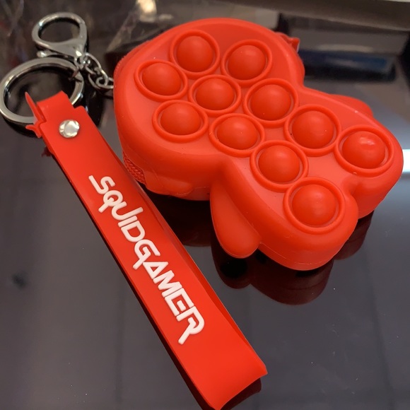New pop-it squid game coin pocket key chain - Picture 4 of 4